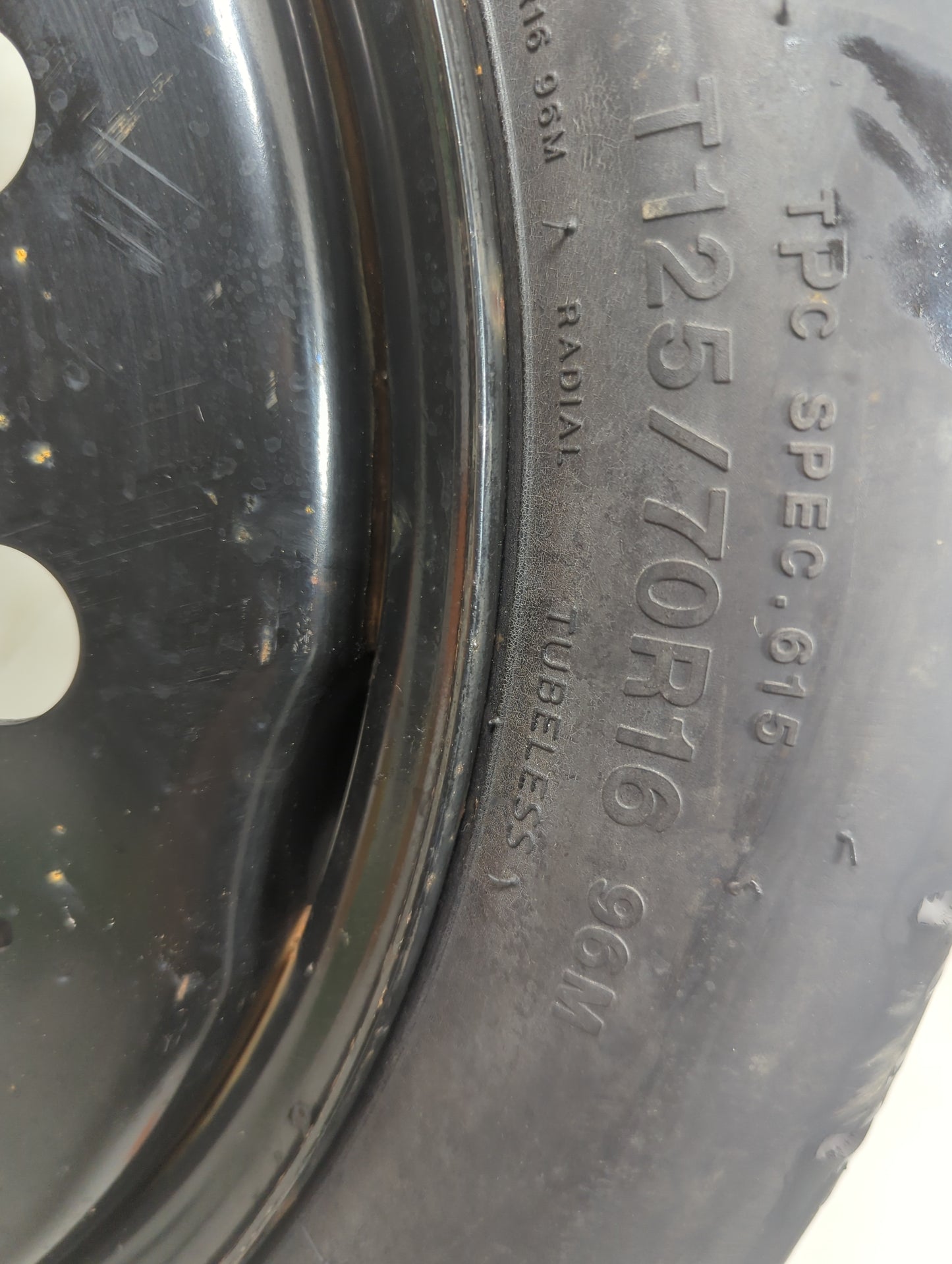 2006-2011 Buick Lucerne Spare Donut Tire Wheel Rim Oem - Oemusedautoparts1.com