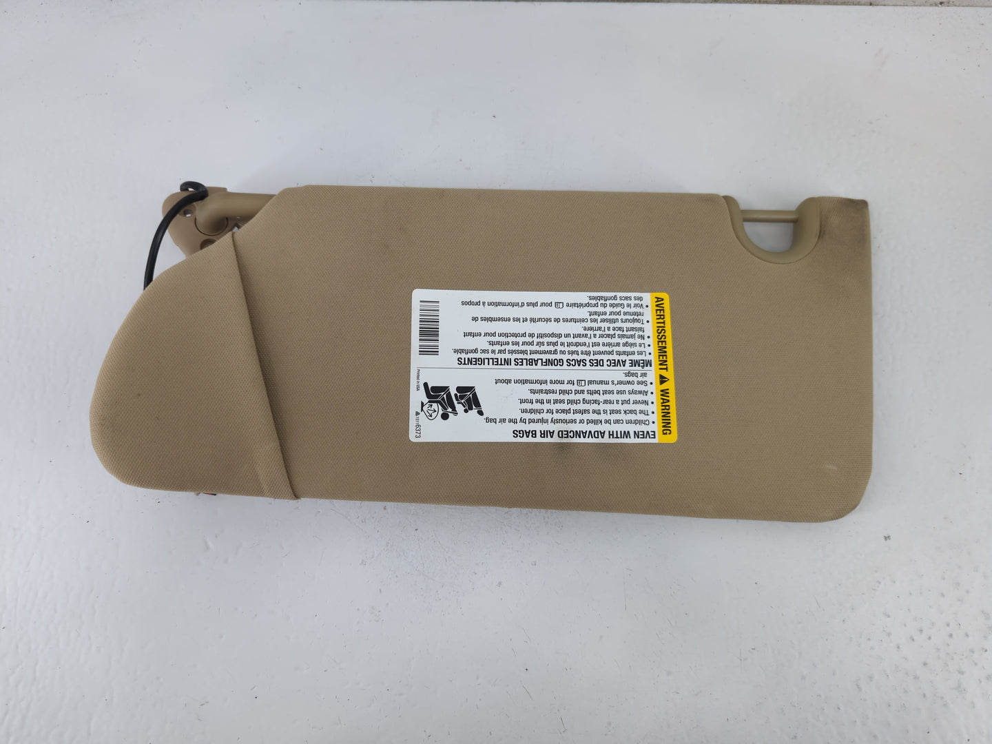 2006-2011 Buick Lucerne Sun Visor Shade Replacement Passenger Right Mirror Fits Fits 2006 2007 2008 2009 2010 2011 OEM Used 