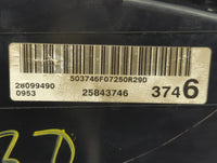 2008-2009 Buick Lucerne Instrument Cluster Speedometer Gauges P/N:28099490 25843746 Fits Fits 2008 2009 OEM Used Auto Parts 