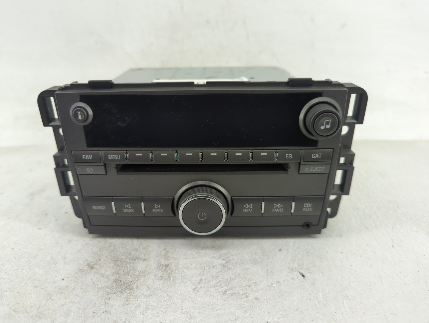 2008 Buick Lucerne Radio AM FM Cd Player Receiver Replacement P/N:25887589 Fits OEM Used Auto Parts - Oemusedautoparts1.com