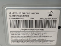 2008 Buick Lucerne Radio AM FM Cd Player Receiver Replacement P/N:25887589 Fits OEM Used Auto Parts - Oemusedautoparts1.com