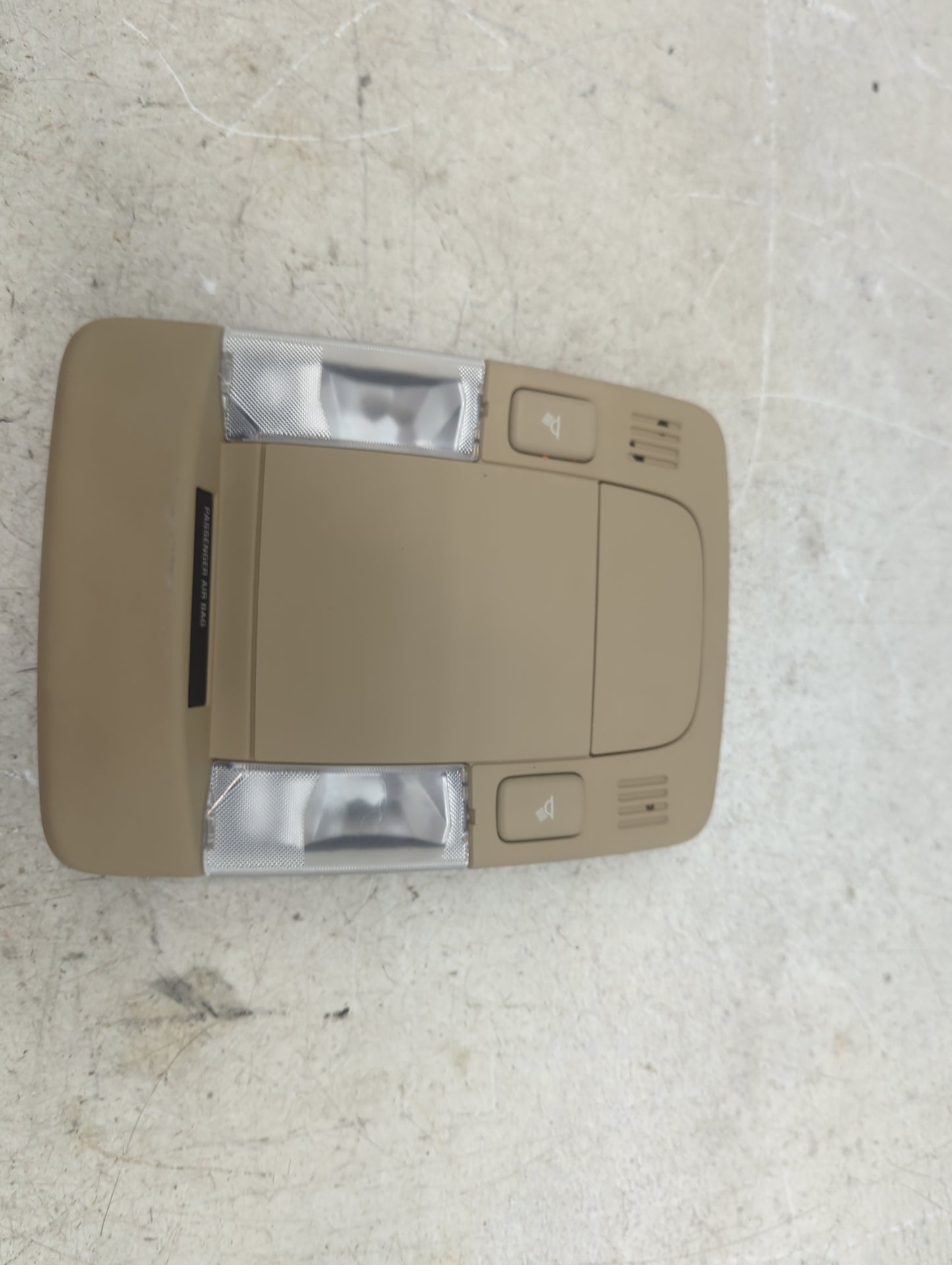 2006-2011 Buick Lucerne Overhead Roof Console Tan - Oemusedautoparts1.com