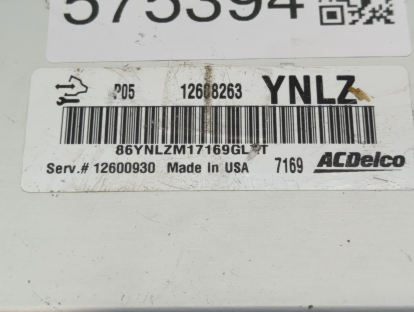 2006-2008 Buick Lucerne PCM Engine Control Computer ECU ECM PCU OEM P/N:12608263 Fits Fits 2006 2007 2008 2009 OEM Used Auto
