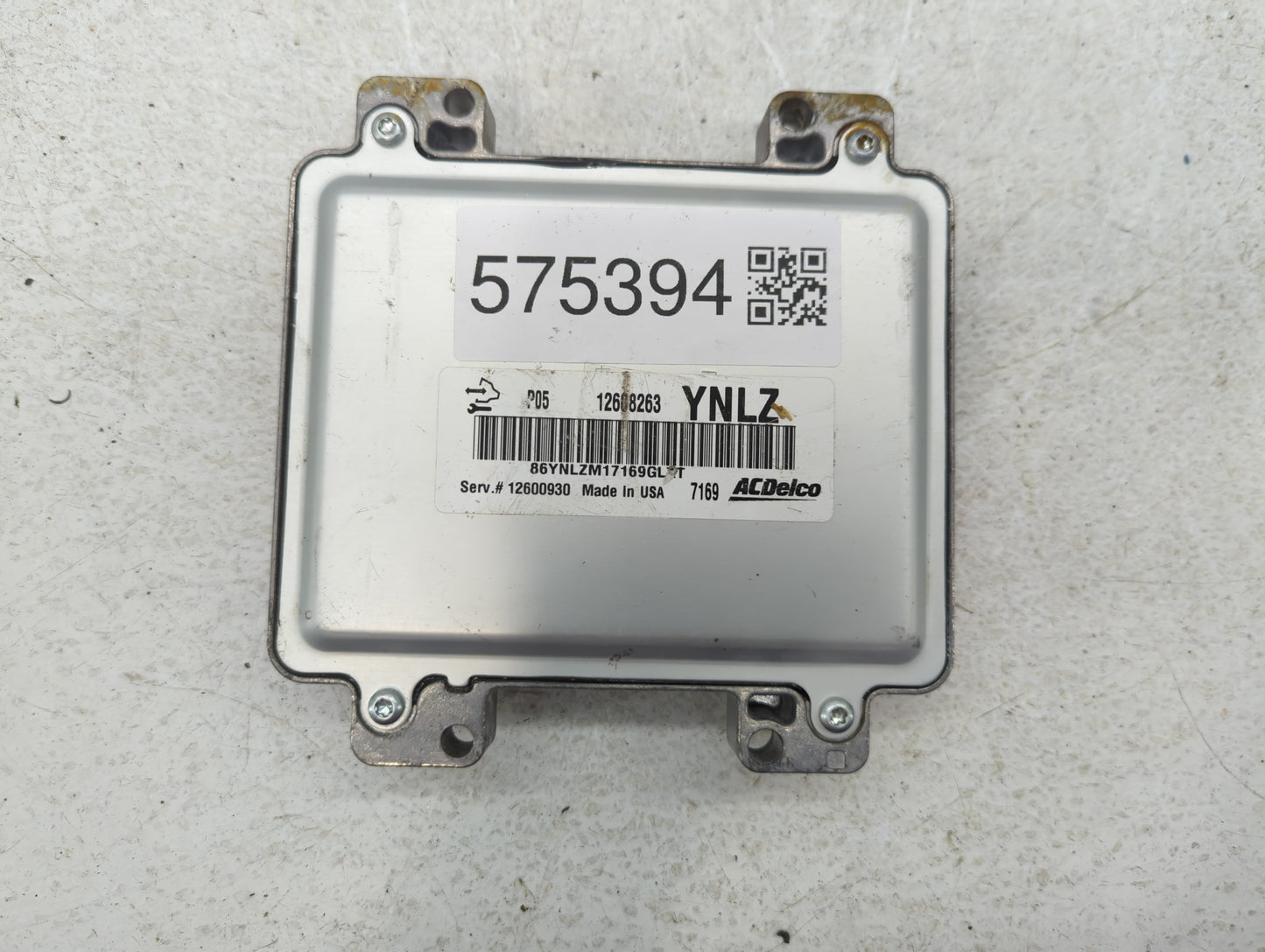 2006-2008 Buick Lucerne PCM Engine Control Computer ECU ECM PCU OEM P/N:12608263 Fits Fits 2006 2007 2008 2009 OEM Used Auto