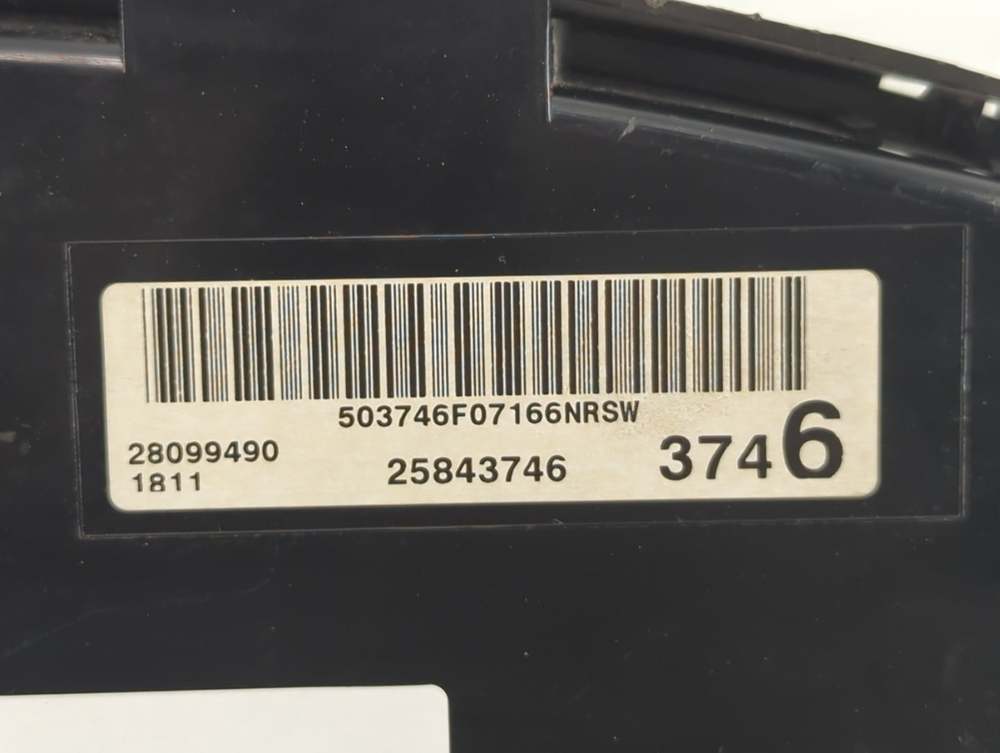 2008-2009 Buick Lucerne Instrument Cluster Speedometer Gauges P/N:28099490 25843746 Fits Fits 2008 2009 OEM Used Auto Parts 