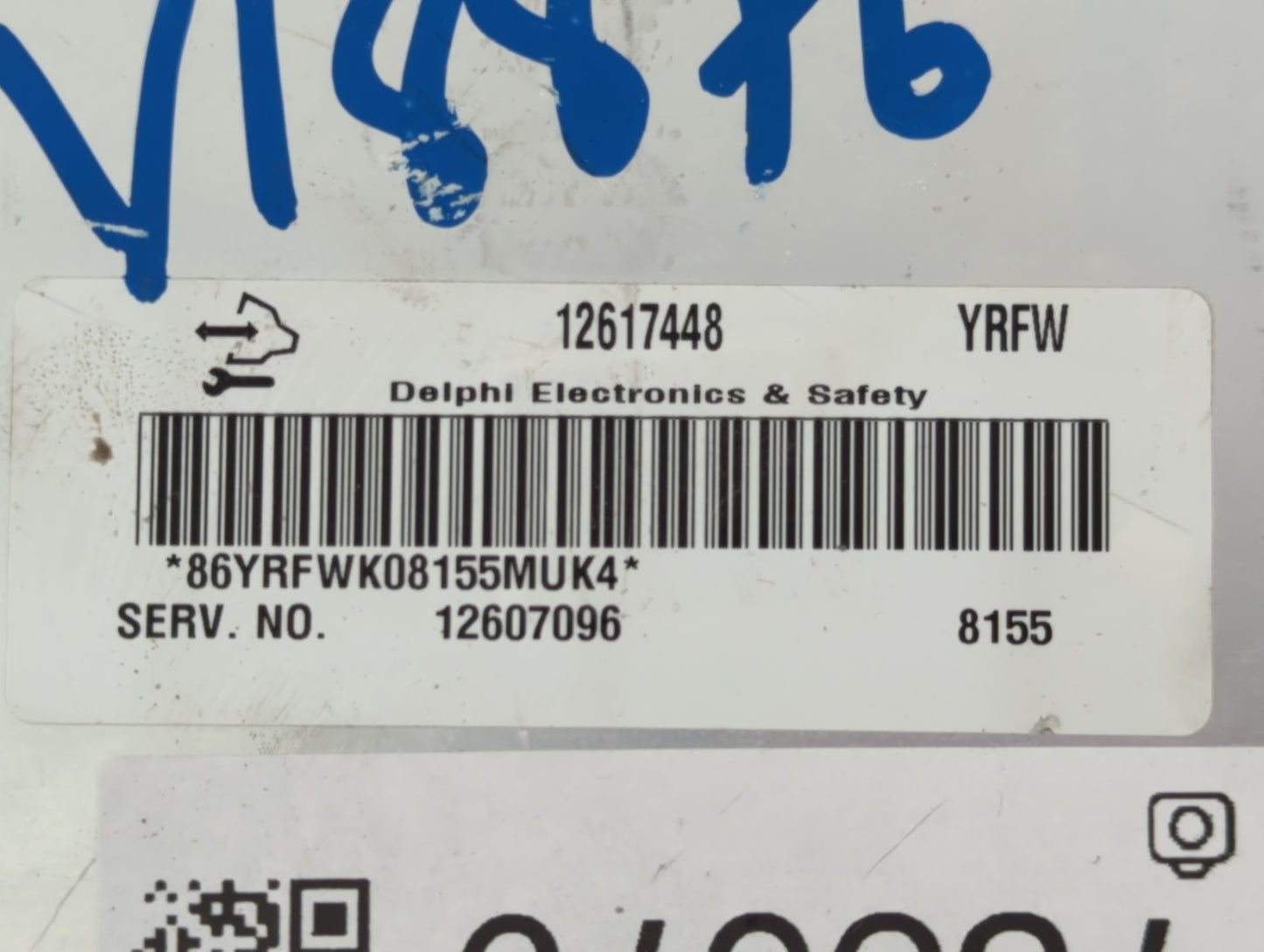 2006-2008 Buick Lucerne PCM Engine Control Computer ECU ECM PCU OEM P/N:12617448 12607096 Fits Fits 2005 2006 2007 2008 2009