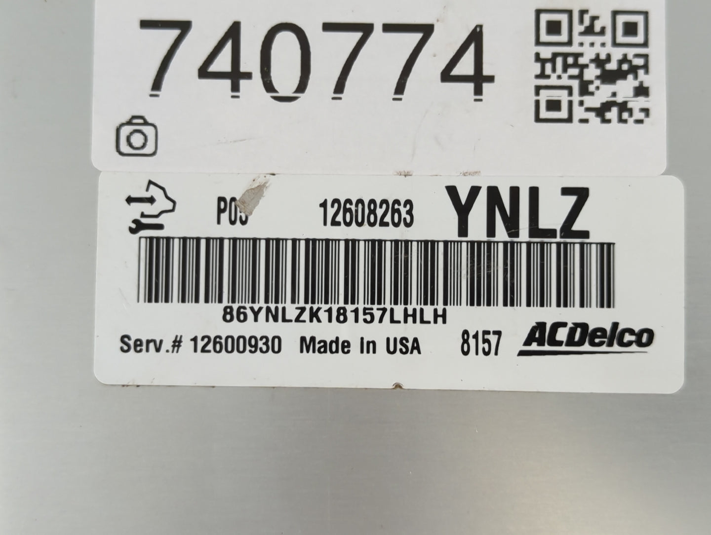 2006-2008 Buick Lucerne PCM Engine Control Computer ECU ECM PCU OEM P/N:12600930 12608263 Fits Fits 2006 2007 2008 2009 OEM 