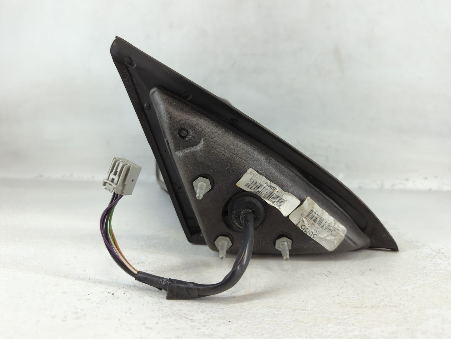 2008-2008 Buick Lucerne Driver Left Side View Manual Door Mirror Black - Oemusedautoparts1.com