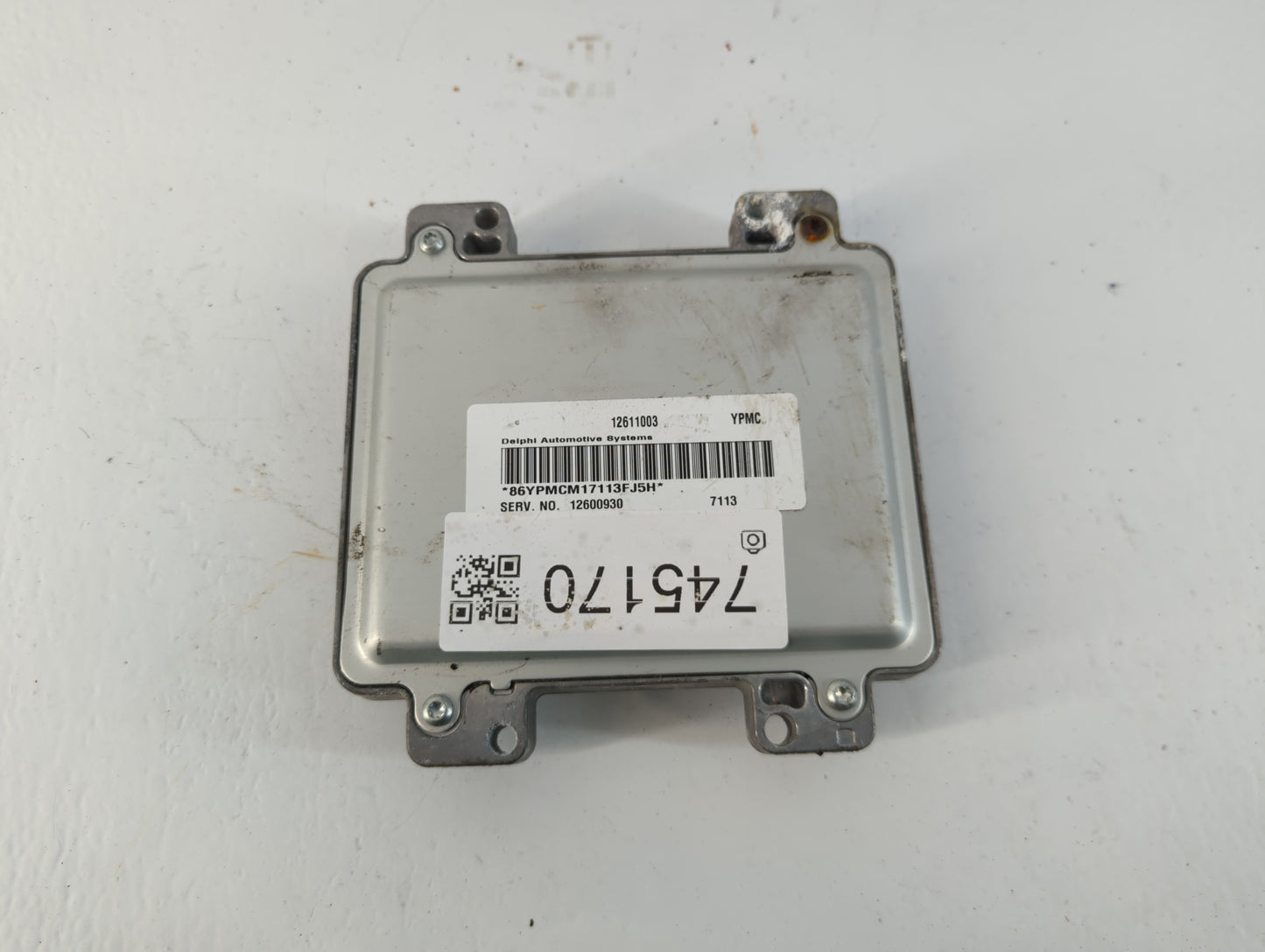 2006-2008 Buick Lucerne PCM Engine Control Computer ECU ECM PCU OEM P/N:12611003 Fits Fits 2006 2007 2008 2009 OEM Used Auto