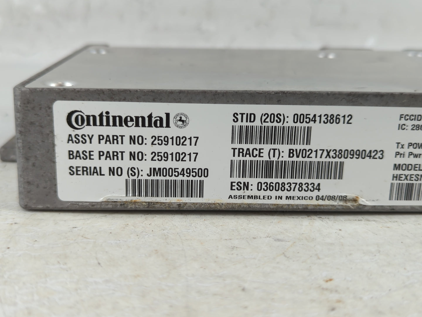 2006 Buick Lucerne Bluetooth Phone Communication Control Module Ccm Oem - Oemusedautoparts1.com