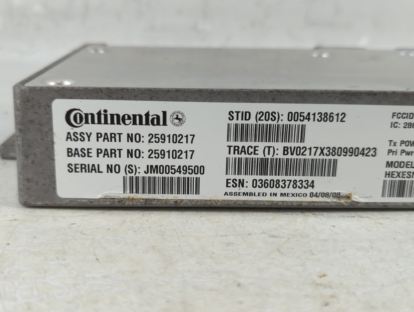2006 Buick Lucerne Bluetooth Phone Communication Control Module Ccm Oem - Oemusedautoparts1.com
