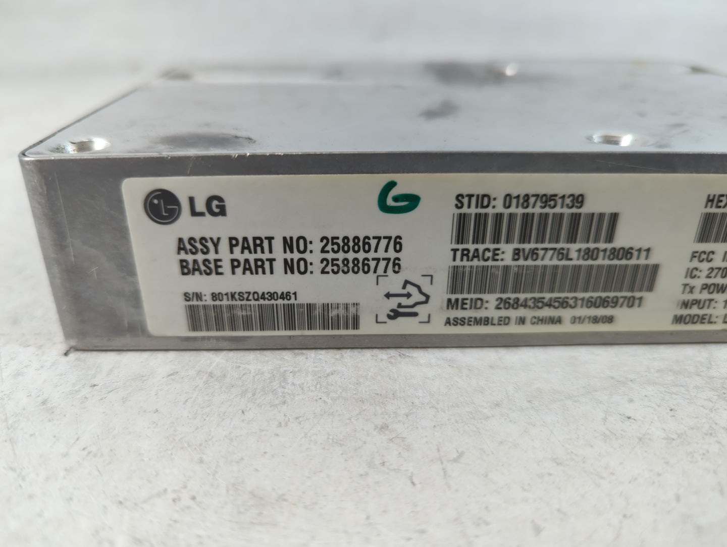 2006 Buick Lucerne Bluetooth Phone Communication Control Module Ccm Oem - Oemusedautoparts1.com
