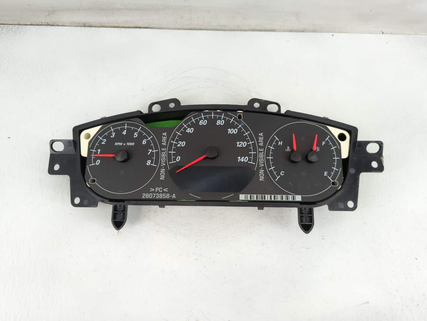 2008-2009 Buick Lucerne Instrument Cluster Speedometer Gauges P/N:25843746 Fits Fits 2008 2009 OEM Used Auto Parts - Oemused
