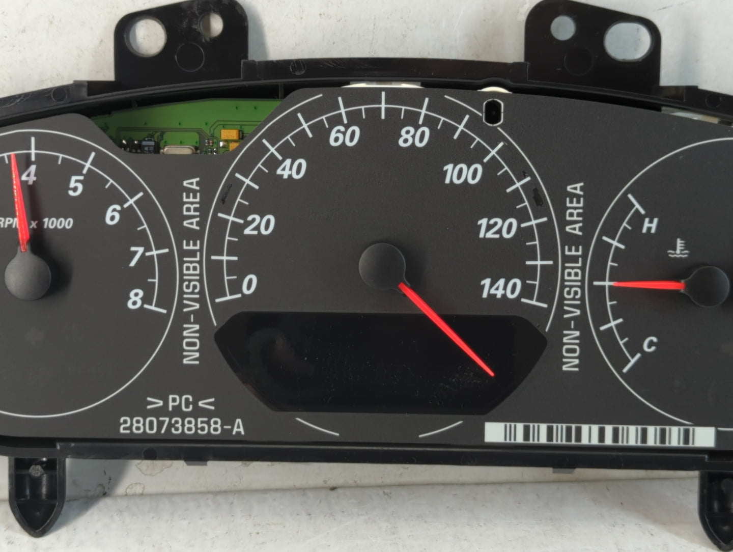 2008-2009 Buick Lucerne Instrument Cluster Speedometer Gauges P/N:28099490 25843746 Fits Fits 2008 2009 OEM Used Auto Parts 