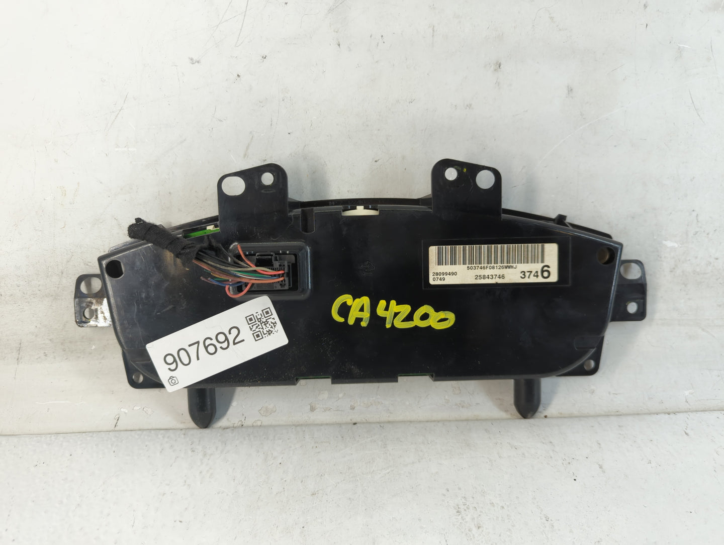 2008-2009 Buick Lucerne Instrument Cluster Speedometer Gauges P/N:28099490 25843746 Fits Fits 2008 2009 OEM Used Auto Parts 