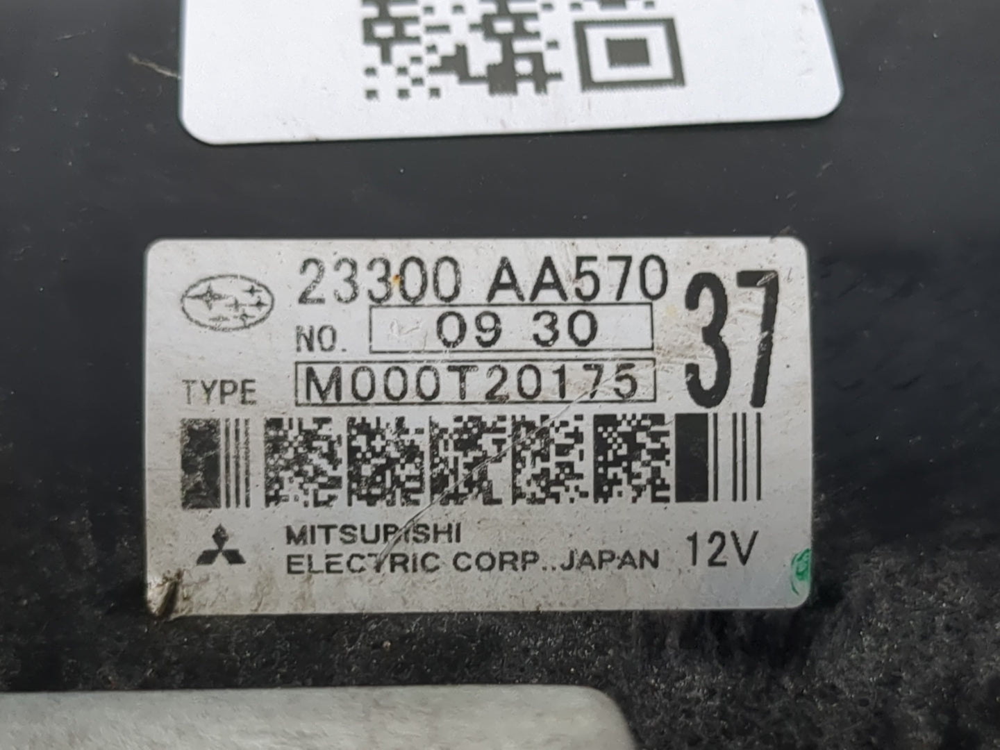 2008-2015 Cadillac Cts Car Starter Motor Solenoid OEM P/N:23300 AA570 M000T20175 Fits Fits 2008 2009 2010 2011 2012 2013 201