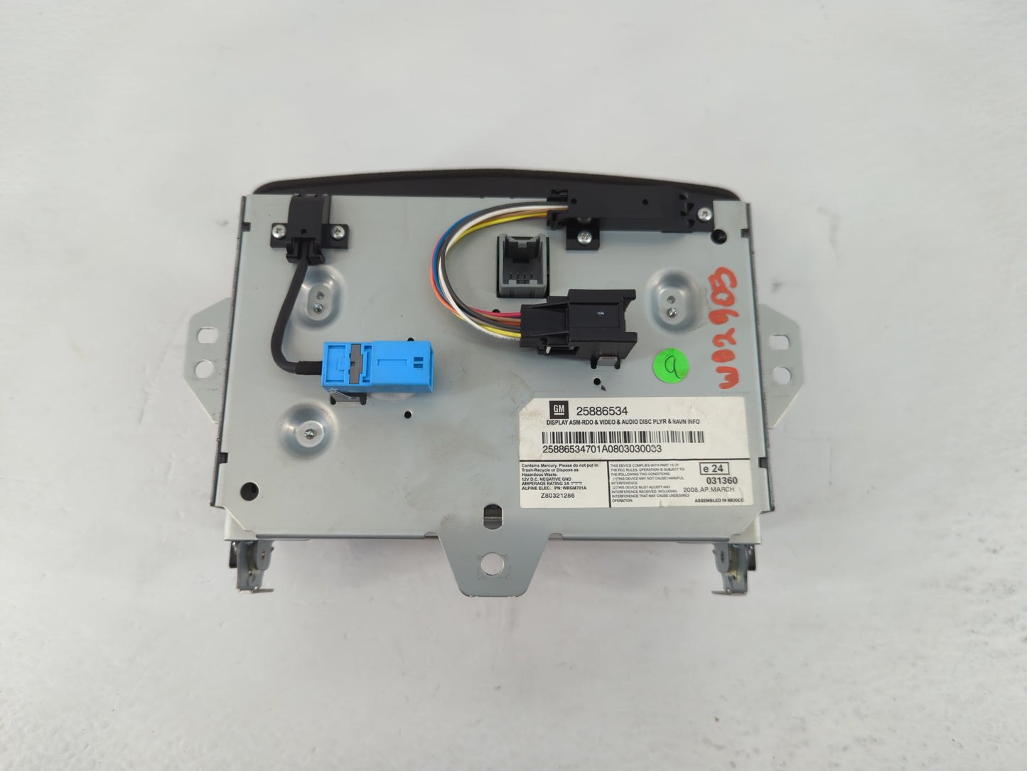 2008-2015 Cadillac Cts Information Display Screen - Oemusedautoparts1.com