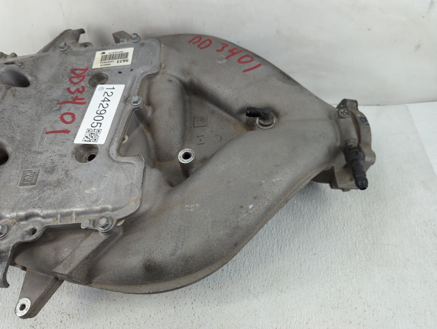 2008 Cadillac Cts Air Intake Manifold P/N:12604027 Fits OEM Used Auto Parts - Oemusedautoparts1.com