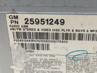 2008-2011 Cadillac Cts Radio AM FM Cd Player Receiver Replacement P/N:25951249 Fits Fits 2008 2009 2010 2011 OEM Used Auto P
