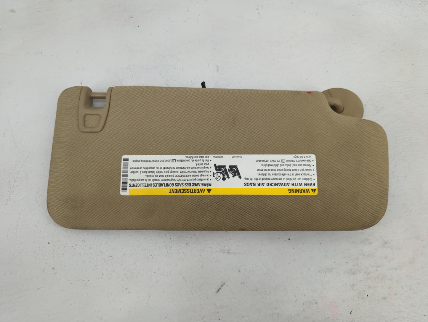 2008-2009 Cadillac Cts Sun Visor Shade Replacement Driver Left Mirror Fits Fits 2008 2009 OEM Used Auto Parts - Oemusedautop
