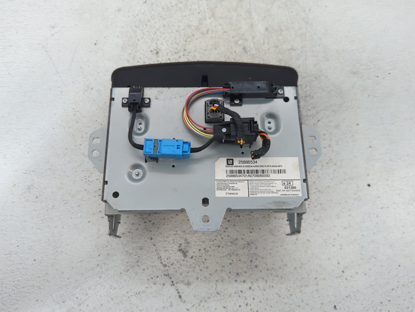 2008-2015 Cadillac Cts Information Display Screen - Oemusedautoparts1.com