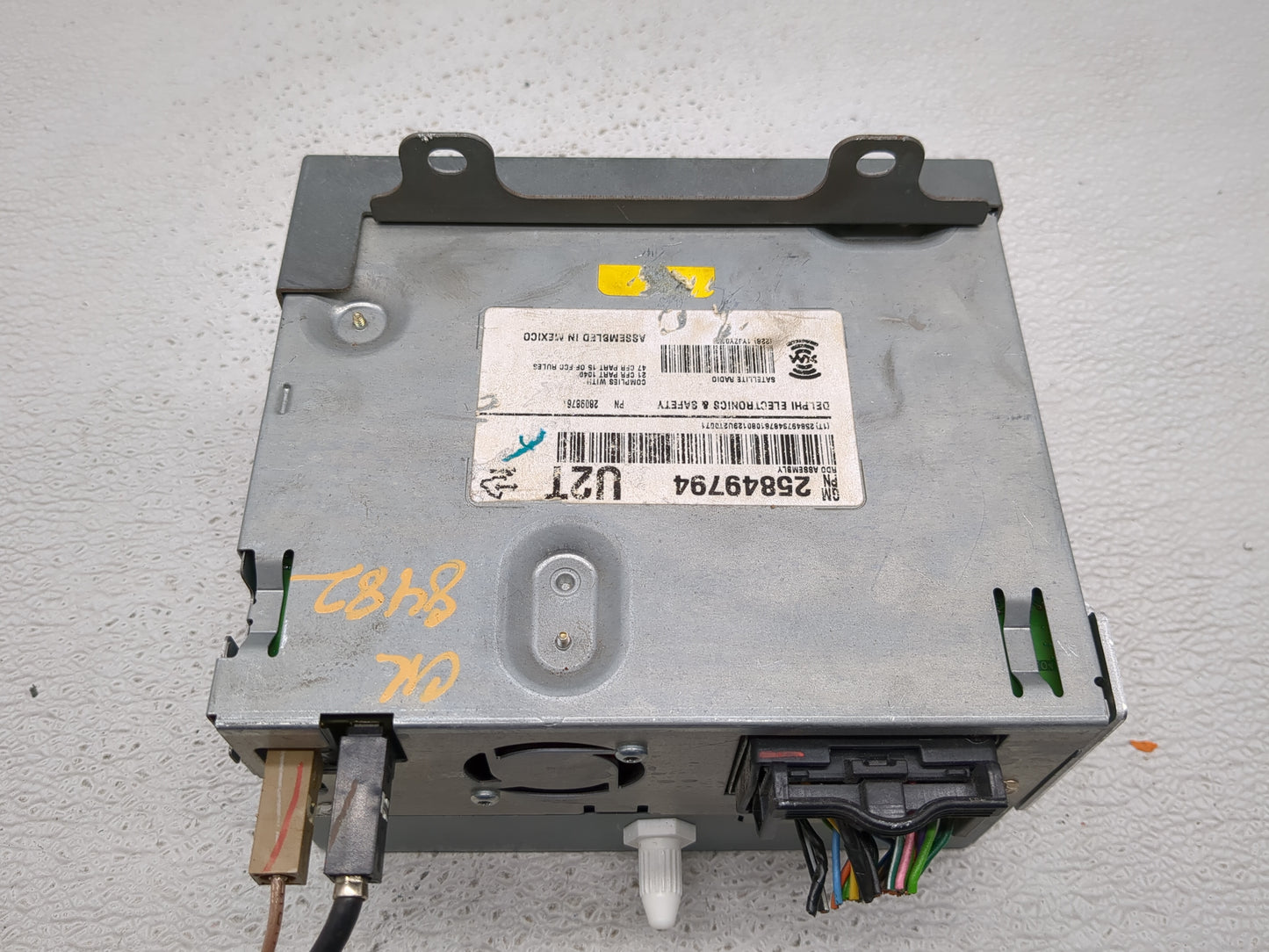 2008-2014 Cadillac Cts Radio AM FM Cd Player Receiver Replacement P/N:25849794 Fits Fits 2008 2009 2010 2011 2012 2013 2014 