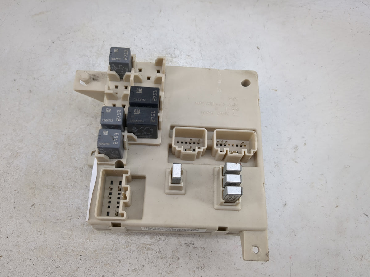 2008-2009 Cadillac Cts Fusebox Fuse Box Panel Relay Module P/N:25856534 1T08480812 Fits Fits 2008 2009 OEM Used Auto Parts -