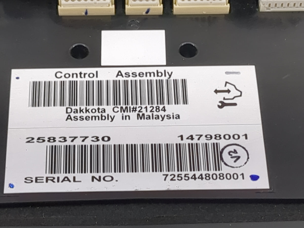 2008 Cadillac Cts Climate Control Module Temperature AC/Heater Replacement P/N:25837730 14798001, 725544808001 Fits OEM Used