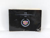 2008 Cadillac Cts Owners Manual Book Guide OEM Used Auto Parts - Oemusedautoparts1.com
