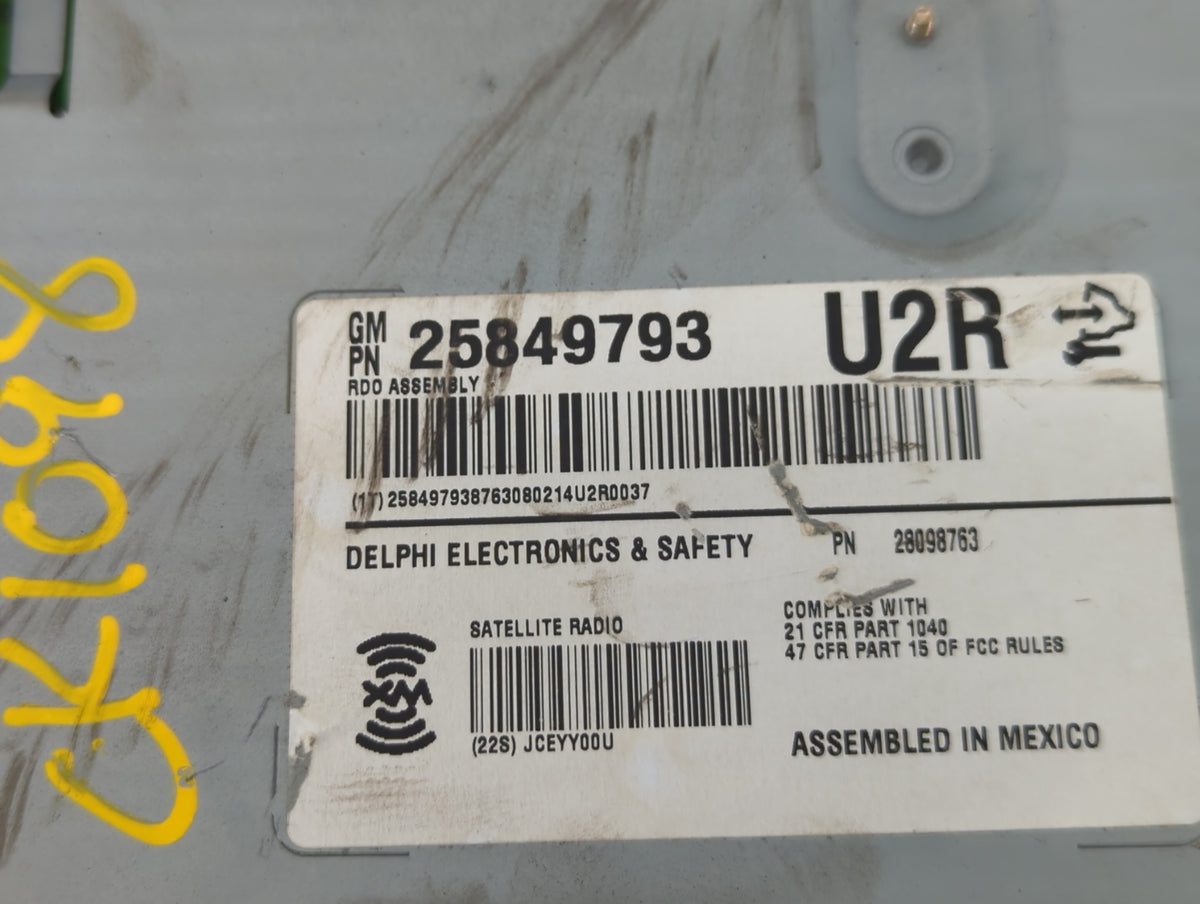 2008-2010 Cadillac Cts Am Fm Cd Player Radio Receiver 515845 - Oemusedautoparts1.com