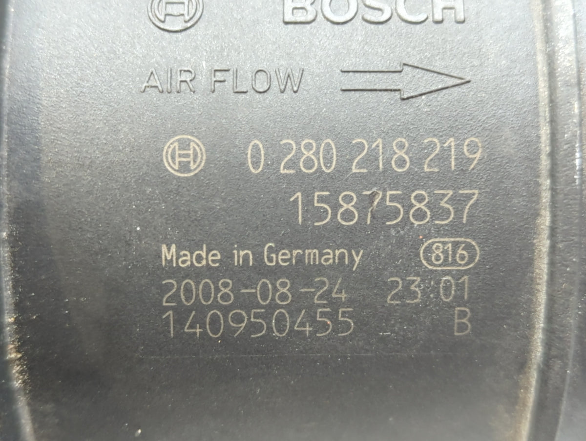 2008-2011 Cadillac Cts Mass Air Flow Meter Maf Sensor 557190 - Oemusedautoparts1.com
