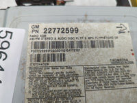 2008-2014 Cadillac Cts Am Fm Cd Player Radio Receiver - Oemusedautoparts1.com