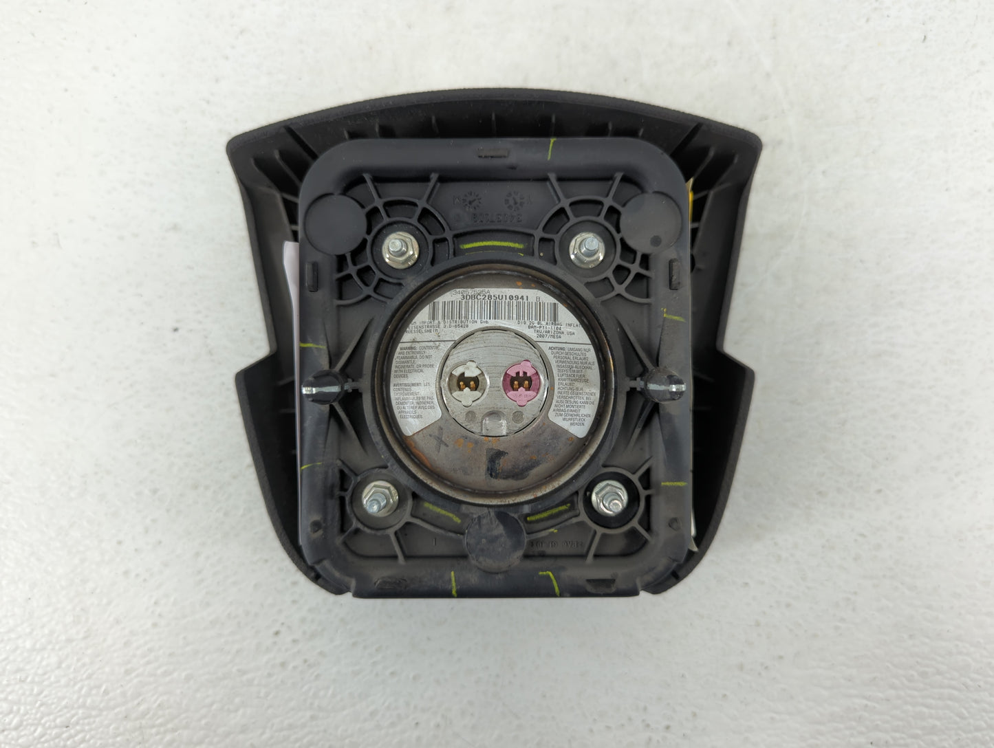 2008 Cadillac Cts Air Bag Driver Left Steering Wheel Mounted P/N:BAM-PT1-1104 34057525A Fits OEM Used Auto Parts - Oemusedau