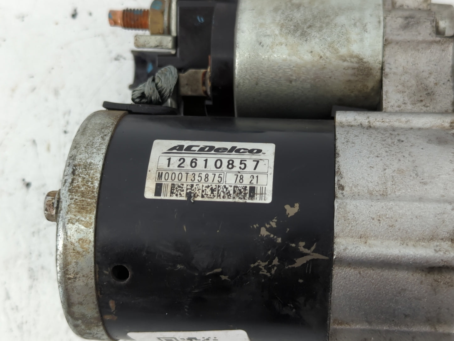 2008-2015 Cadillac Cts Car Starter Motor Solenoid OEM P/N:M000T35875 12610857 Fits Fits 2008 2009 2010 2011 2012 2013 2014 2