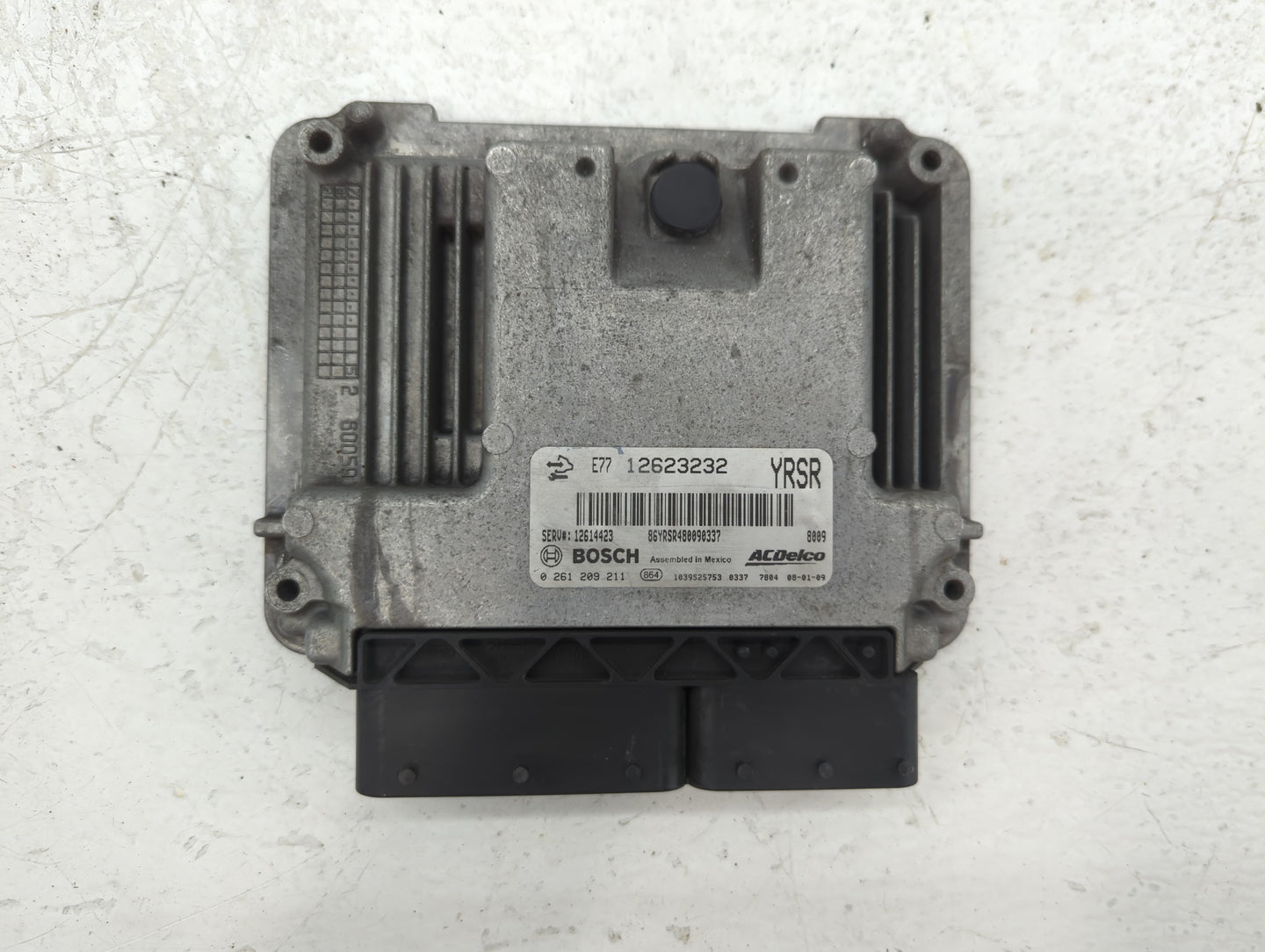 2008 Cadillac Cts PCM Engine Control Computer ECU ECM PCU OEM P/N:E77 12623232 Fits Fits 2009 2011 OEM Used Auto Parts - Oem