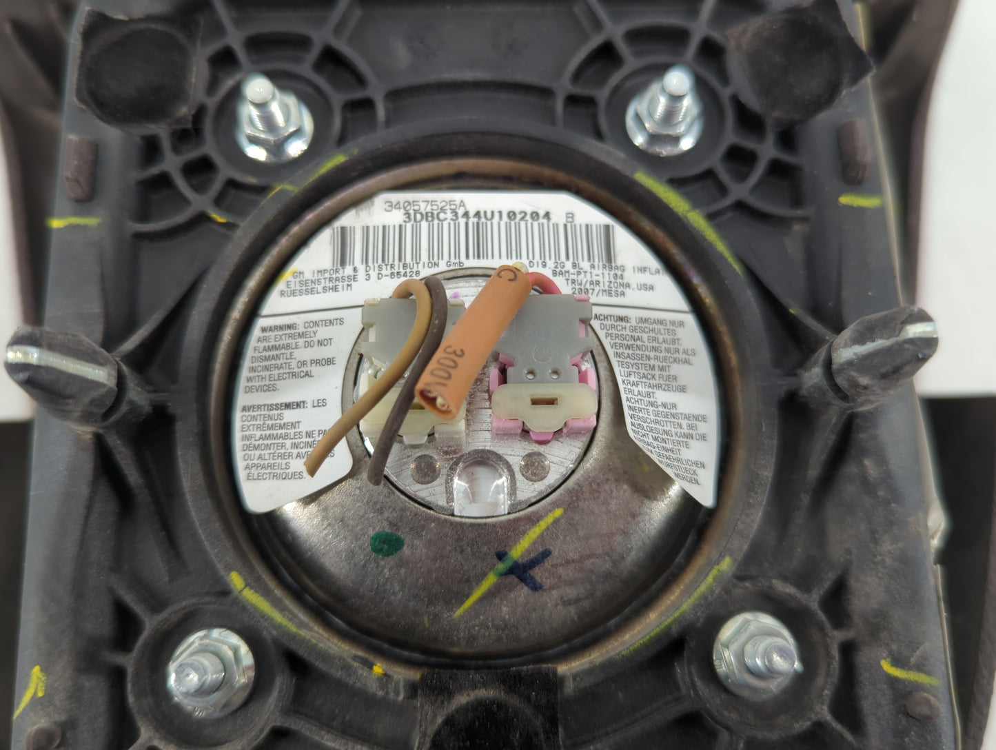 2008-2008 Cadillac Cts Air Bag Passenger Right Dashboard Oem - Oemusedautoparts1.com