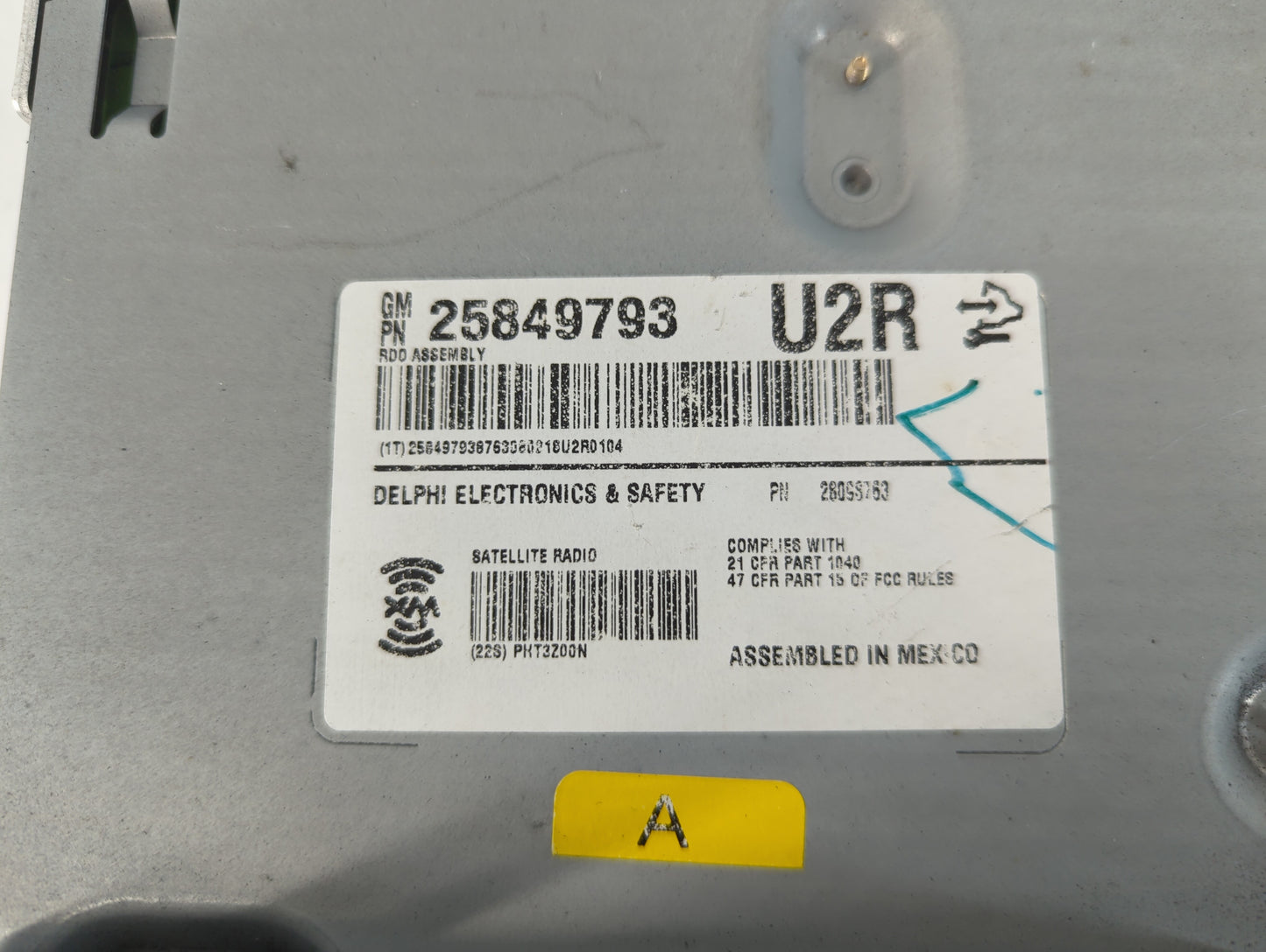 2008-2014 Cadillac Cts Radio AM FM Cd Player Receiver Replacement P/N:25849793 Fits Fits 2008 2009 2010 2011 2012 2013 2014 