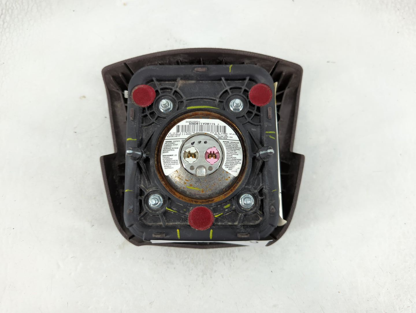 2008 Cadillac Cts Air Bag Driver Left Steering Wheel Mounted P/N:34052985A Fits OEM Used Auto Parts - Oemusedautoparts1.com