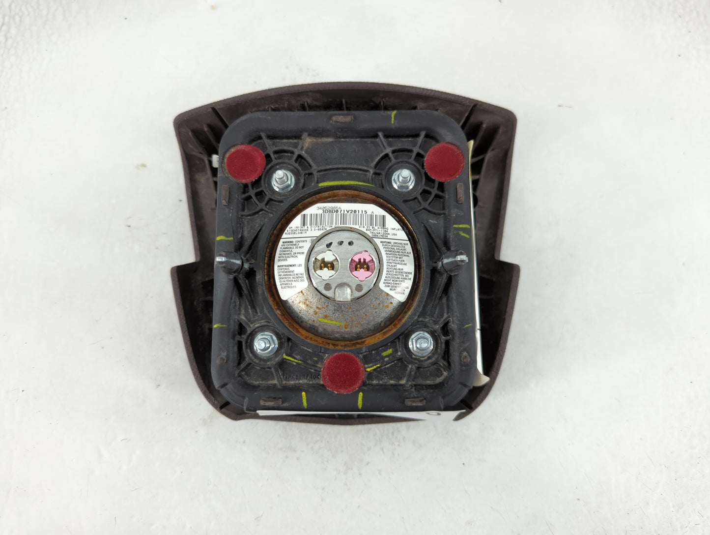 2008 Cadillac Cts Air Bag Driver Left Steering Wheel Mounted P/N:34052985A Fits OEM Used Auto Parts - Oemusedautoparts1.com
