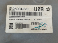 2008-2010 Cadillac Cts Radio AM FM Cd Player Receiver Replacement P/N:25904920 Fits Fits 2008 2009 2010 OEM Used Auto Parts 