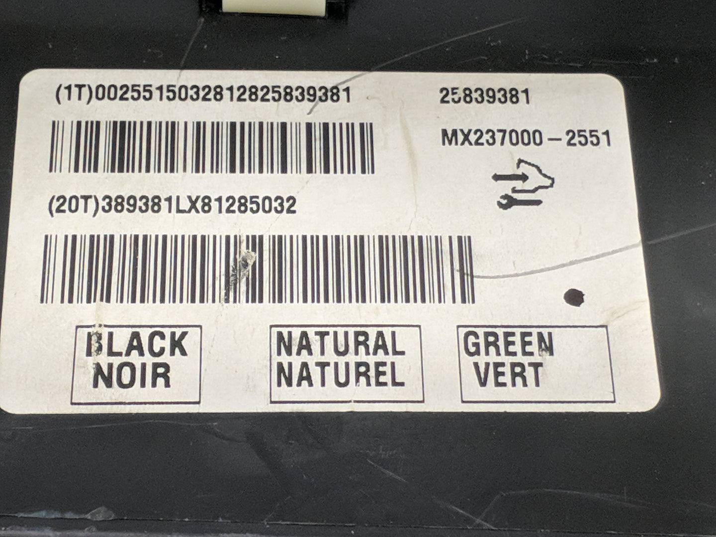 2007-2011 Cadillac Dts Climate Control Module Temperature AC/Heater Replacement P/N:25839381 MX237000-2551 Fits OEM Used Aut