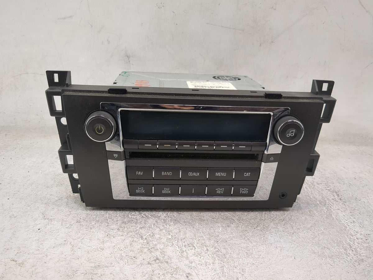 2007-2009 Cadillac Dts Radio AM FM Cd Player Receiver Replacement P/N:25819944 CQ-EG8573TC Fits Fits 2007 2008 2009 OEM Used