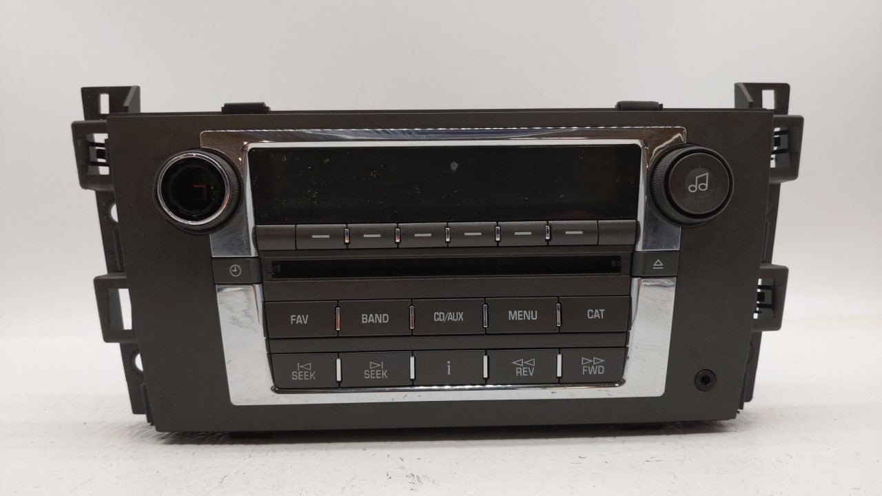 2008-2011 Cadillac Dts Am Fm Cd Player Radio Receiver - Oemusedautoparts1.com