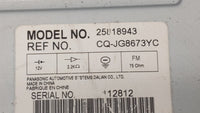 2008-2011 Cadillac Dts Am Fm Cd Player Radio Receiver - Oemusedautoparts1.com