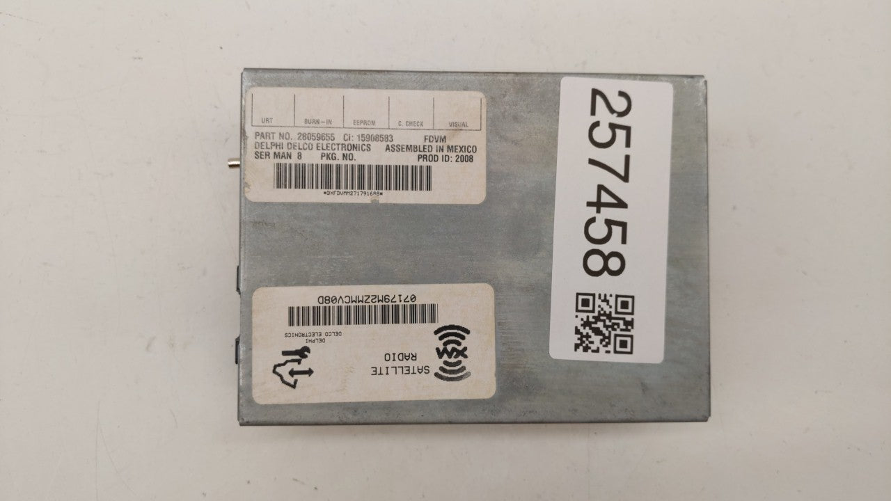 2006-2011 Cadillac Dts Am Fm Cd Player Radio Receiver - Oemusedautoparts1.com