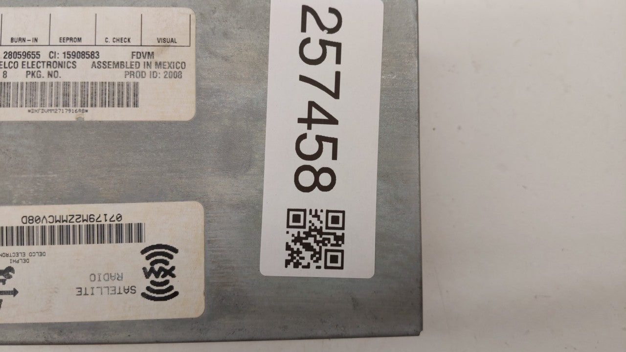 2006-2011 Cadillac Dts Am Fm Cd Player Radio Receiver - Oemusedautoparts1.com