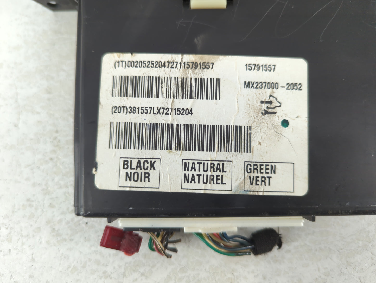 2007-2011 Cadillac Dts Climate Control Module Temperature AC/Heater Replacement P/N:15791557 MX237000-2052 Fits OEM Used Aut