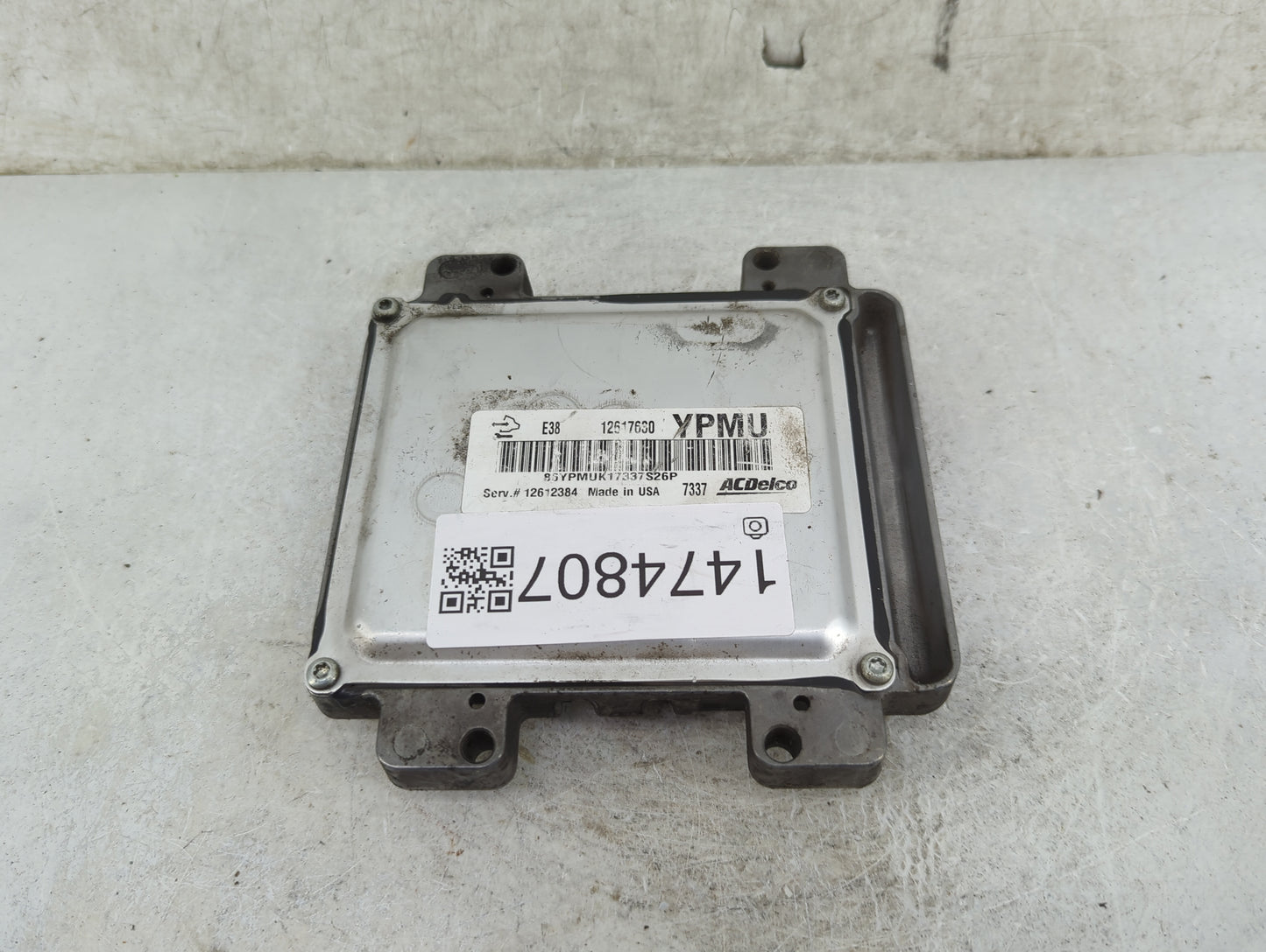 2008 Cadillac Escalade PCM Engine Control Computer ECU ECM PCU OEM P/N:12617630 12612384, 85YPMUK17337S26P Fits Fits 2009 20