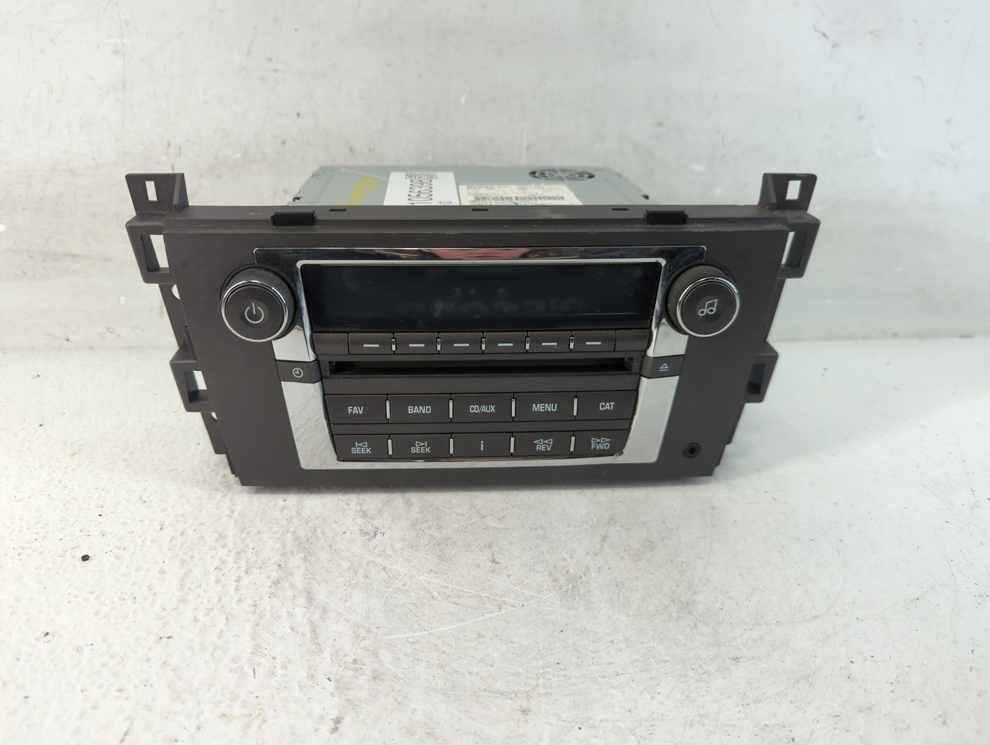 2007-2009 Cadillac Srx Radio AM FM Cd Player Receiver Replacement P/N:25818943 Fits Fits 2007 2008 2009 OEM Used Auto Parts 