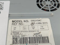 2007-2009 Cadillac Srx Radio AM FM Cd Player Receiver Replacement P/N:25818943 Fits Fits 2007 2008 2009 OEM Used Auto Parts 